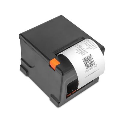 Qian Imprimante de reçus Thermique, 80mm, POS, découpe Automatique ESC/POS | Vitesse 220 mm/s | Pilote Windows, MacOS, Linux | Support Mural | Connexion USB, LAN, Bluetooth