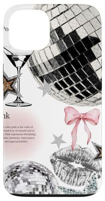 iPhone 13 Disco Ball & Martini Cocktail Y2K Star Coquette Collage Case