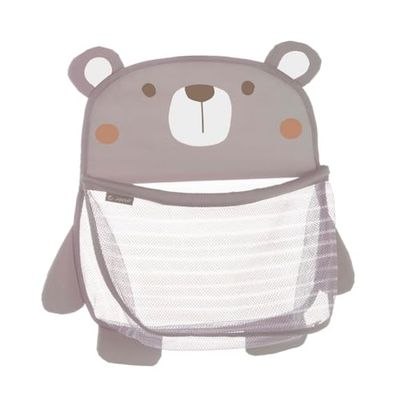 Jané Red de Baño para Juguetes, Organizador de Baño, Ventosas de Alta Resistencia, Antimoho, Gris
