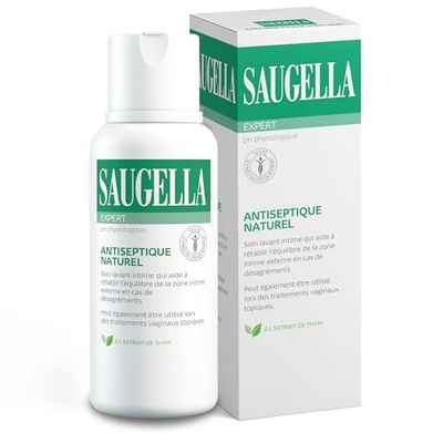 Saugella - Antiseptique Naturel - Soin Lavant - Equilibre de la zone intime - Apaise les irritations et les démangeaisons intimes – 250 ml