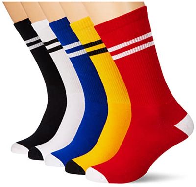 Mxthersocker Classic-What's The Racket / 5 Pack Socks, Multi Yellow, S