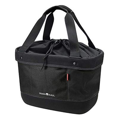 RIXEN&KAUL Shopper Lenkertasche Klickfix Rixen & Kaul Alingo-saco de compras, 17 L, cor preta, unissexo para adultos, 38 x 26 x 24 cm
