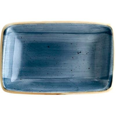 Bonna Lot de 12 assiettes carrées « Aura » Longueur : 150 mm Largeur : 90 mm