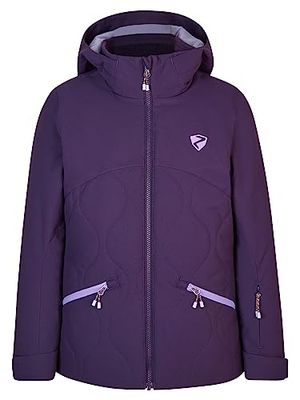 Ziener Ayla Sci, Giacca Invernale | Impermeabile, Antivento, Calda, Viola Scuro, 128 Bambine e Ragazze