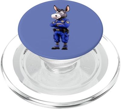 Police Donkey PopSockets PopGrip for MagSafe