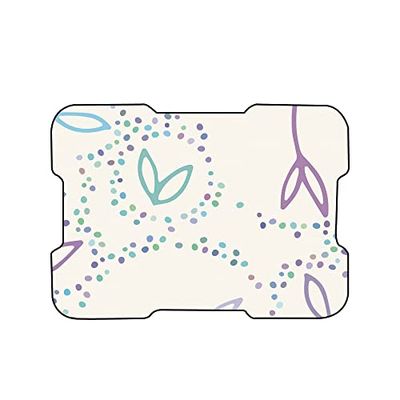 Bonamaison, Tappetino per mouse con stampa digitale, antiscivolo, per ufficio e casa, dimensioni: 22 x 18 cm