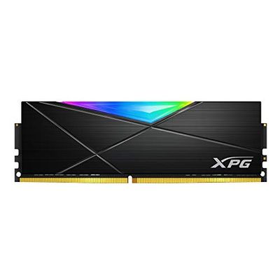 ADATA XPG Modulo di memoria RAM SPECTRIX D55 RGB DDR4, Gaming-DRAM, 3200 MHz 16GB (2x8GB), dual package, High Speed, Struttura robusta, Desktop Arbeitsspeicher, Supporto XMP 2.0, Black