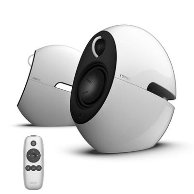 Edifier E25HD Ensemble De Haut-Parleurs Design Avec Bluetooth 5.3 (74 Watts), Audio Hi-Res Sans Fil, LDAC Et Modes Sonores Sélectionnables Via L'Application Edifier ConneX