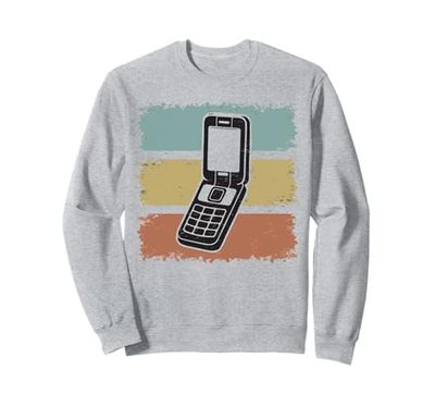 Classic Flip Phone Vintage Cellulare Cellulare Felpa