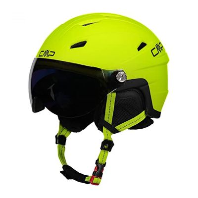 CMP - Casque de ski enfant Wj-2 avec visière, Pomme, XS
