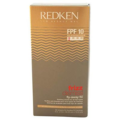Frizz Dismiss Fly-Away Fix FPF 10 Finishing Sheets 50 Pz. Redken