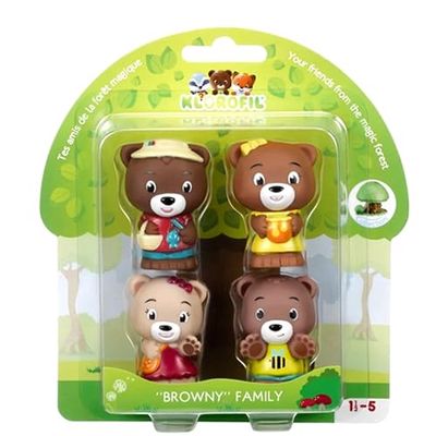 Família "Browny" Klorofil (4 personagens)