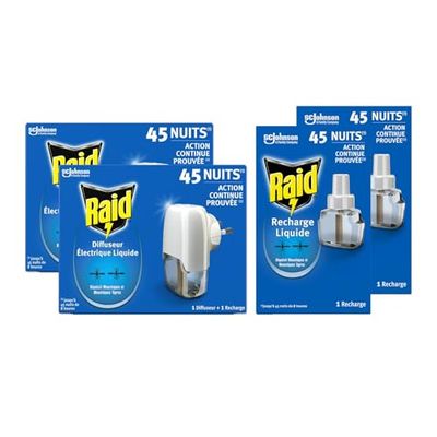 Raid Sachets Parfumés x18 - Fraicheur Lavande - Avec Huile Essentielle De Lavandin