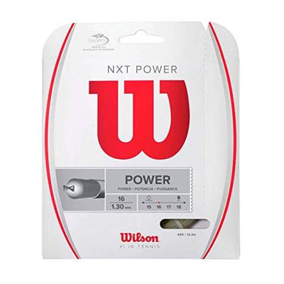 Wilson NXT Power Cordagem unissexo para rato, branco, 12,2 m