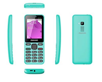 Teléfono Movil Maxcom MM139BL 2G, Pantalla 2,4" Color Amarillo