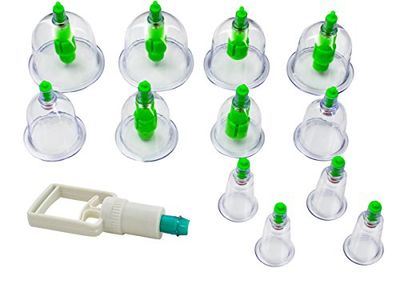 Cupping Therapy Kinesisk Cupping Set för ansiktsbehandling/Body Massage, Muscle Relaxation, Pain Relief 277