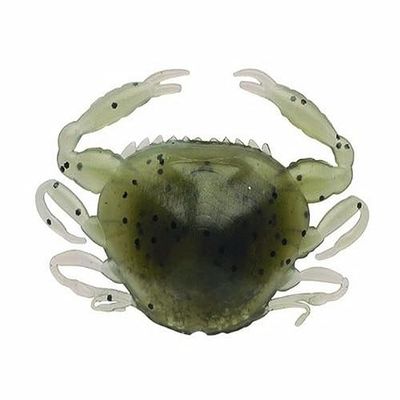 Berkley Gulp, Saltwater Peeler Crab; Mjukt betesfiskedrag för saltvattensrovdjur; Realistisk krabbaimitation med doftspridning för kungsfisk, flundra och sheepshead, 5cm, Natural Peeler