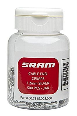 SRAM Terminal Cable CAMBIO 1.2MM Plata 500 UNIDADES