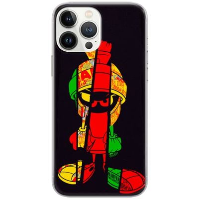 ERT GROUP mobiltelefonfodral för Xiaomi REDMI NOTE 9 PRO/ 9S originalt och officiellt licensierat Looney Tunes mönster Marvin 003 anpassad till formen på mobiltelefonen, fodral tillverkad av TPU-plast