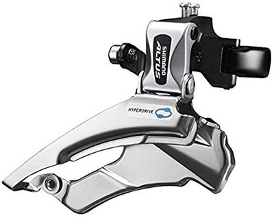 SHIMANO Fdm313x6, Desviador Altus M313 8 x 3V 66 69 homem, prateado, 8 x 3 velocidades 42 D