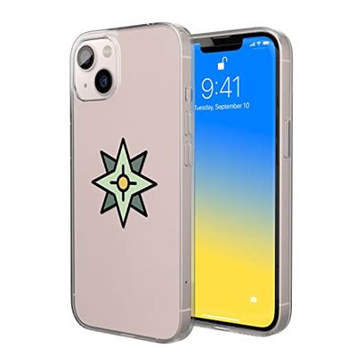Bonateks, Custodia stampata digitale, compatibile con iPhone 14, custodia per cellulare, custodia protettiva, antiurto, silicone, flessibile, trasparente