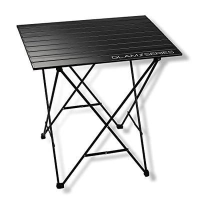 GLAMSERIES 23309 Tavolo da toeletta, Alluminio, Nero