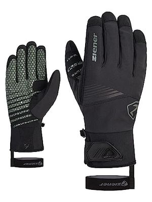 Ziener GYRNO - Guanti da sci unisex, traspiranti, funzionali, colore: verde mud, 8