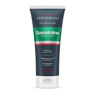 Somatoline SkinExpert Gel Uomo Addominali Top Definition, Trattamento Corpo Tonificante, Con Estratti di Caffè Verde e Guaranà, 200ml