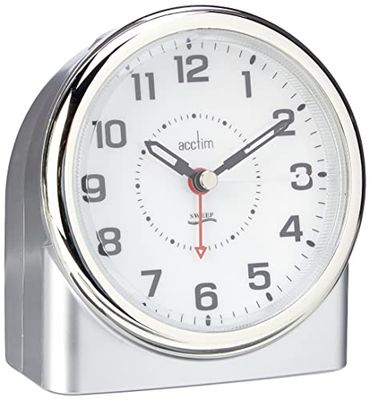 Acctim 14287 Central relógio com alarme, prateado