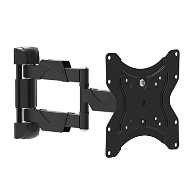 Maclean MC-742 Universele tv-muurbeugel voor 13-55 inch OLED/QLED/LCD/LED/plasma-tv's tot 30 kg, draaibaar, kantelbaar en draaibaar, instelbare afstand tot de muur