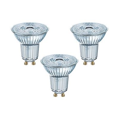 Osram 818415 Lâmpada LED GU10, 4,3 W = 50 W, branco frio, 3 unidades