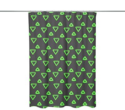 Bonamaison Digitally Printed Shower Curtain, 1 Piece 150x200 Cm - Designed And Manufactured in Turkey