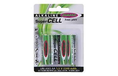 Jamara Jamara140266 - Pila AA (1,5 V, 2300 mAh, 4 Unidades)