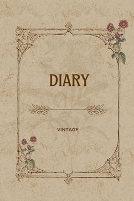 Diary - Vintage: Notebook with vintage style.