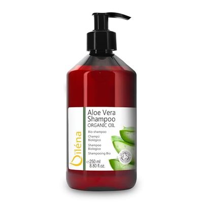 Oïléna - Shampooing Organique | Formule Anti-Chute et Croissance Cheveux | Sans Parabens, Sulfates, Silicones | Aloe Vera, Argan, Kératine et Ceramides | Convient à Tous Types de Cheveux, 250 ml