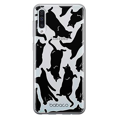 ERT GROUP etui na telefon Samsung A50/ A50s/ A30s, case oryginalny i oficjalnie licencjonowany przez Babaco, wzór Cats 005, optymalnie dopasowane, plecki z TPU częściowo przeźroczyste
