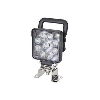 HELLA VALUEFIT LED Farol de trabalho S1500 - 24 V / 12 V - 1500 lm - conexão rosqueada/montagem exterior - fixação de quatro pontos/braçadeira de montagem giratória - 1GA 357 103-082