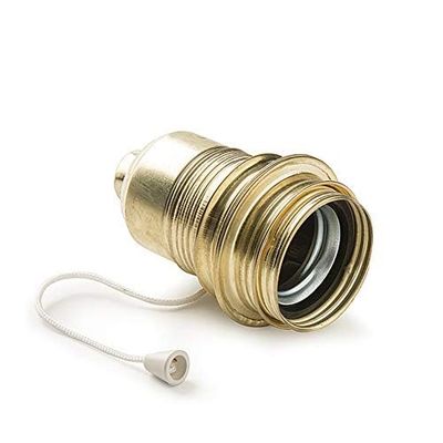 Zarivy Portalámparas cadeneta 305 con 2 platinas, ideal para instalaciones eléctricas y luminarias decorativas.