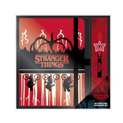 Set de papelería y bolígrafo Stranger Things