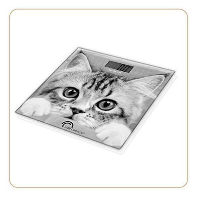 LITTLE BALANCE 8335, elektronische personenweegschaal, design "The Cat", 180 kg / 100 g