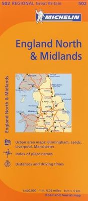 Michelin Map England North & Midlands