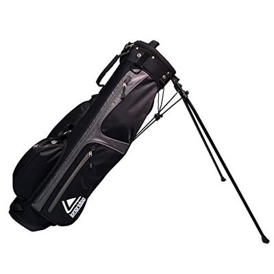 Longridge 6" Saco de fim de semana para golfe, preto/prateado