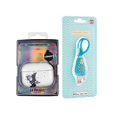 Pack Airpods Pro Moon Silver + kabel USB-Lightning Poupée Russe