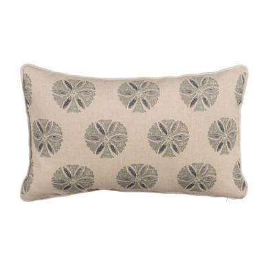 BigBuy Home Cojín Algodón Lino Beige Gris 45 x 30 cm