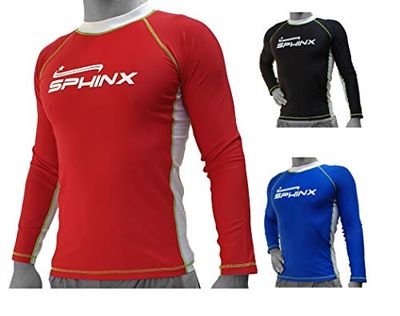 Kenneth J Lane Sphinx Rashguard shirt met lange mouwen, uniseks, volwassenen
