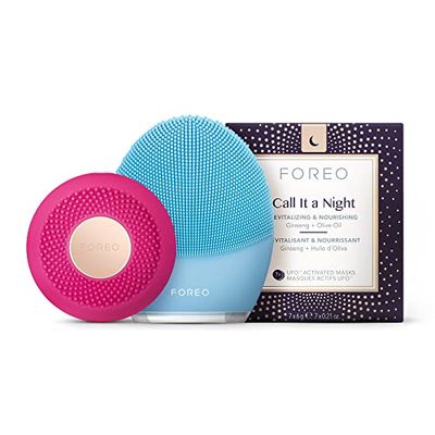 FOREO LUNA mini 3 Cepillo de limpieza facial + FOREO UFO mini Dispositivo de tratamiento+Call It a Night mask