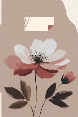 Elegant Floral Notebook: Beautifully Illustrated Journal for Creative Minds: Perfect for Writing, Drawing, and Daily Reflections - Aesthetic Flower Design