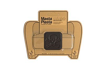 MastaPlasta Self-Adhesive Premium Leather Repair Patch - Dark Brown Pirate 5cm x 5cm (2in x 2in). Your Instant Stick-On Repair and Decoration for Sofas, Car Seats, Handbags, Jackets & DIY