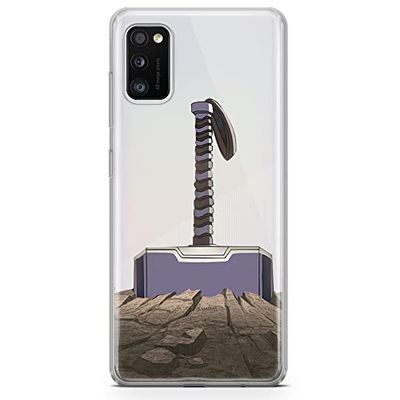 ERT GROUP mobiltelefonfodral för Samsung A41 originalt och officiellt licensierat Marvel mönster Thor 002 optimalt anpassad till formen på mobiltelefonen, gedeeltelijk transparant