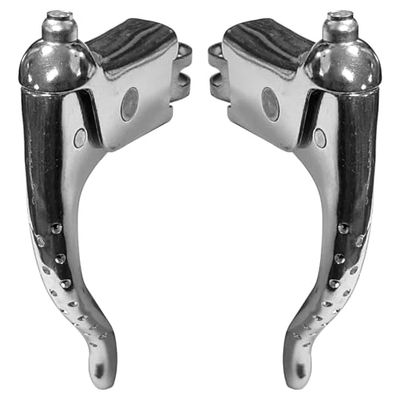 cyclingcolors Levier Perfo, Leve del Freno Unisex-Adult, Cromo, 22.2mm